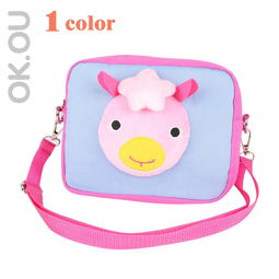 麗家寶貝 可歐可優(yōu)立體卡通斜挎包，安全高品質(zhì)的母嬰購物首選
